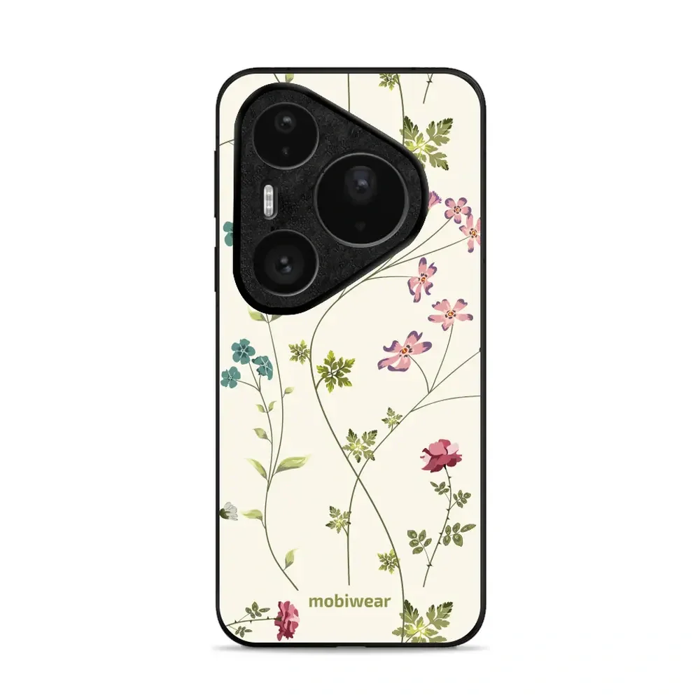 Handyhülle für Huawei Pura 80 Pro / Huawei Pura 80 Pro Plus, Mobiwear Glossy Case, Idyllische Blüte