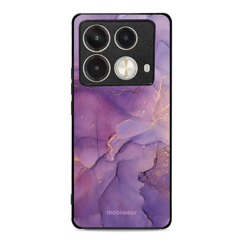Handyhülle für Infinix Note 40 Pro, Mobiwear Glossy Case, Violett