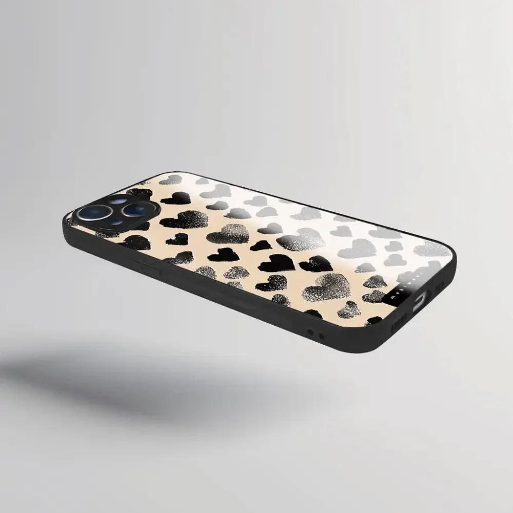 Handyhülle für iPhone 11, Mobiwear Glossy Case, Beige Liebe - Image 4