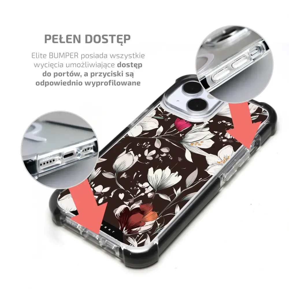 Handyhülle für iPhone 11 Pro Max mit MagSafe, Mobiwear Elite Bumper, Nachtstrauß - Image 4