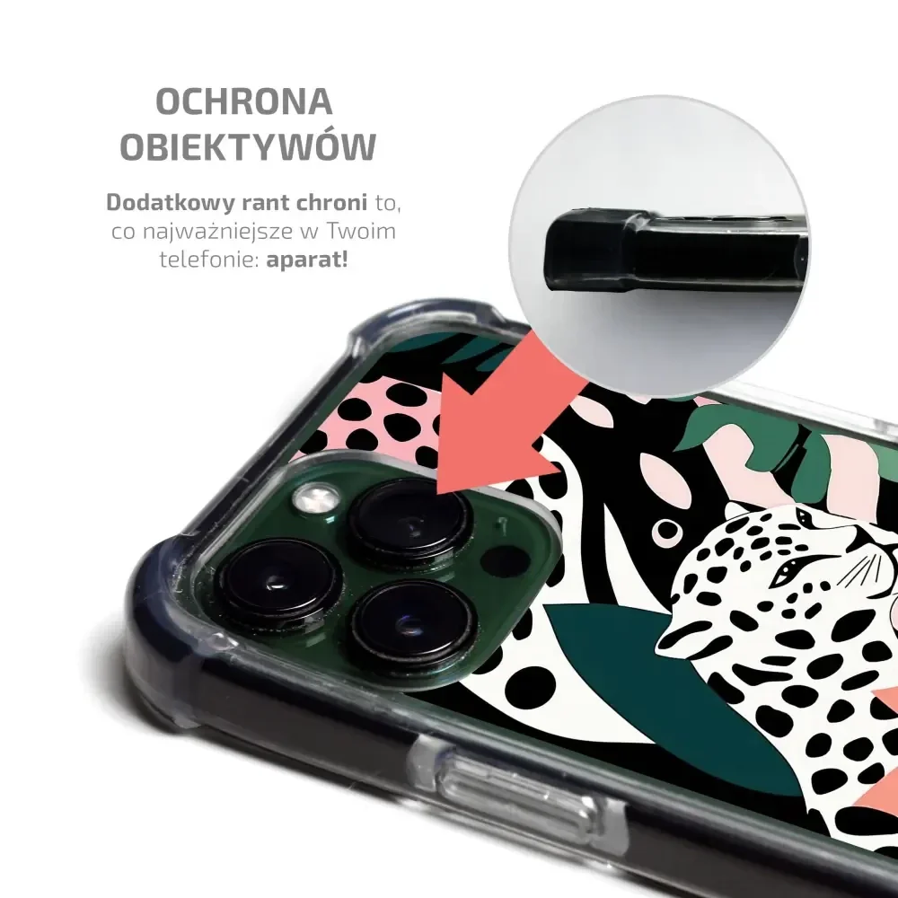 Handyhülle für iPhone 11 Pro Max mit MagSafe, Mobiwear Elite Bumper, Tropischer Gepard - Image 3