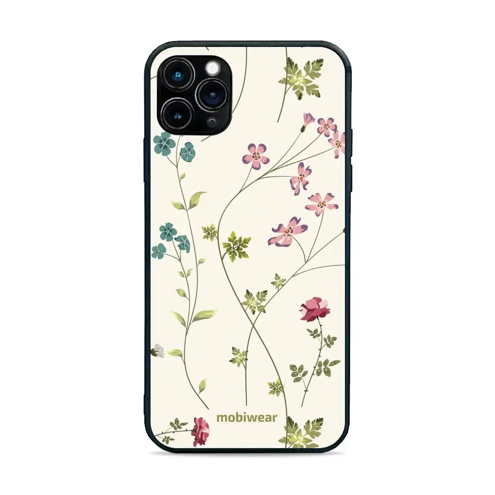 Handyhülle für iPhone 11 Pro Max, Mobiwear Glossy Case, Idyllische Blüte