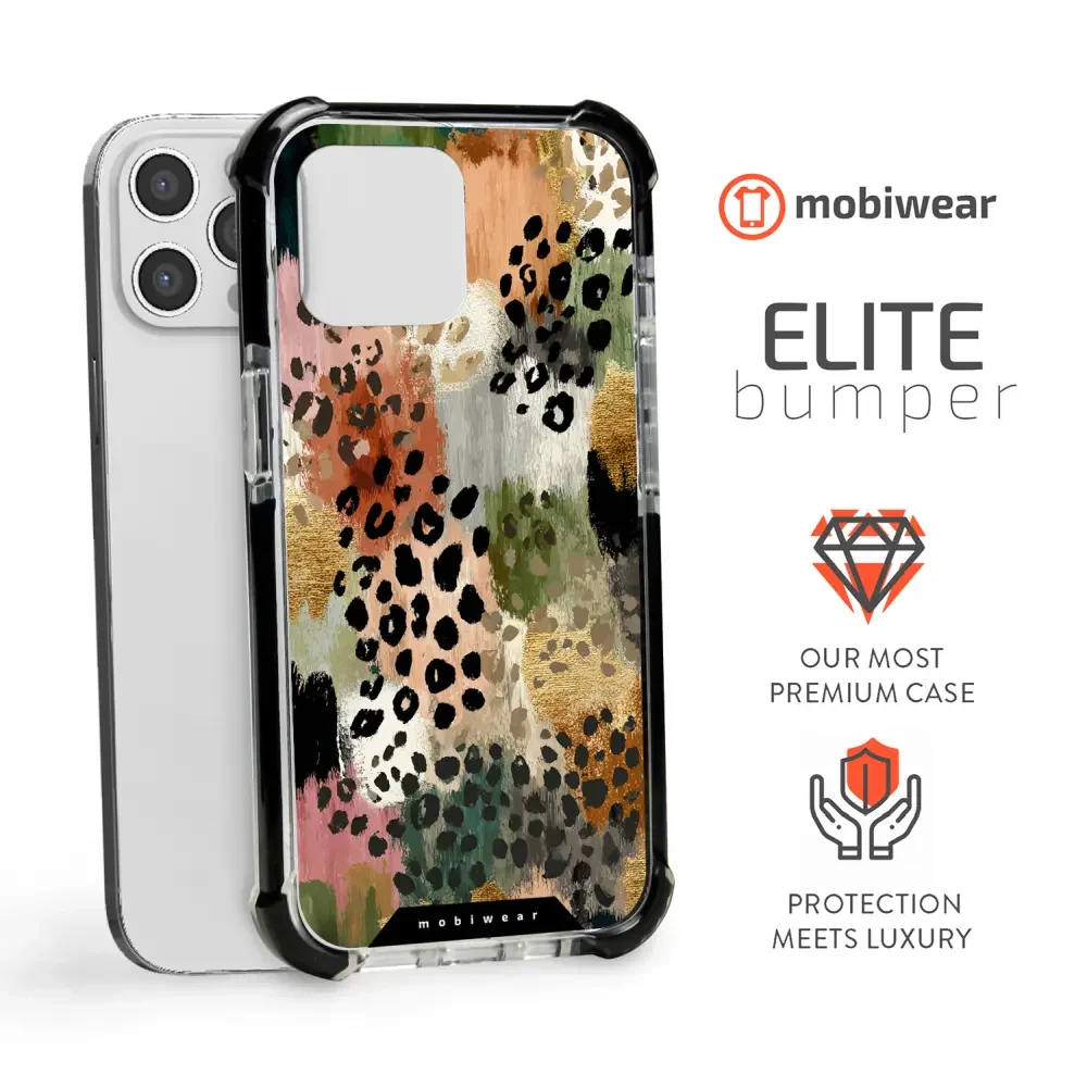 Handyhülle für iPhone 12 Pro Max mit MagSafe, Mobiwear Elite Bumper, Malerische Tupfen - Image 7