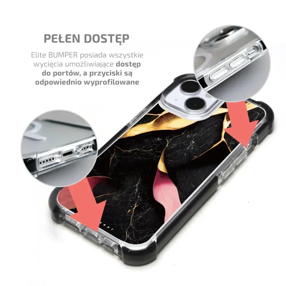 Handyhülle für iPhone 12 Pro Max mit MagSafe, Mobiwear Elite Bumper, Vergoldetes Erz - Image 4
