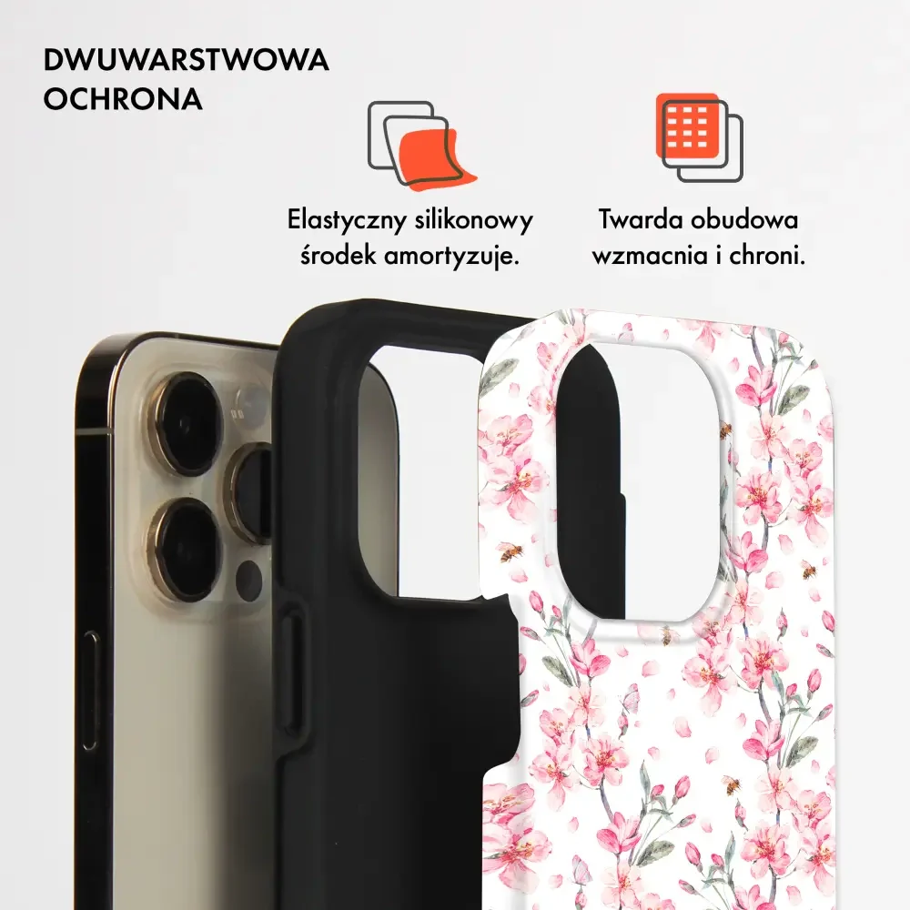 Handyhülle für iPhone 12 Pro Max, Mobiwear Elite Pro, Japanischer Blumenstrauß - Image 3