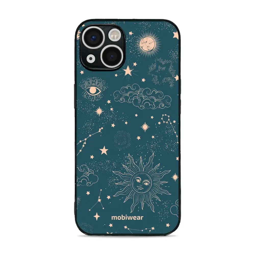 Handyhülle für iPhone 13, Mobiwear Glossy Case, Astraler Staub
