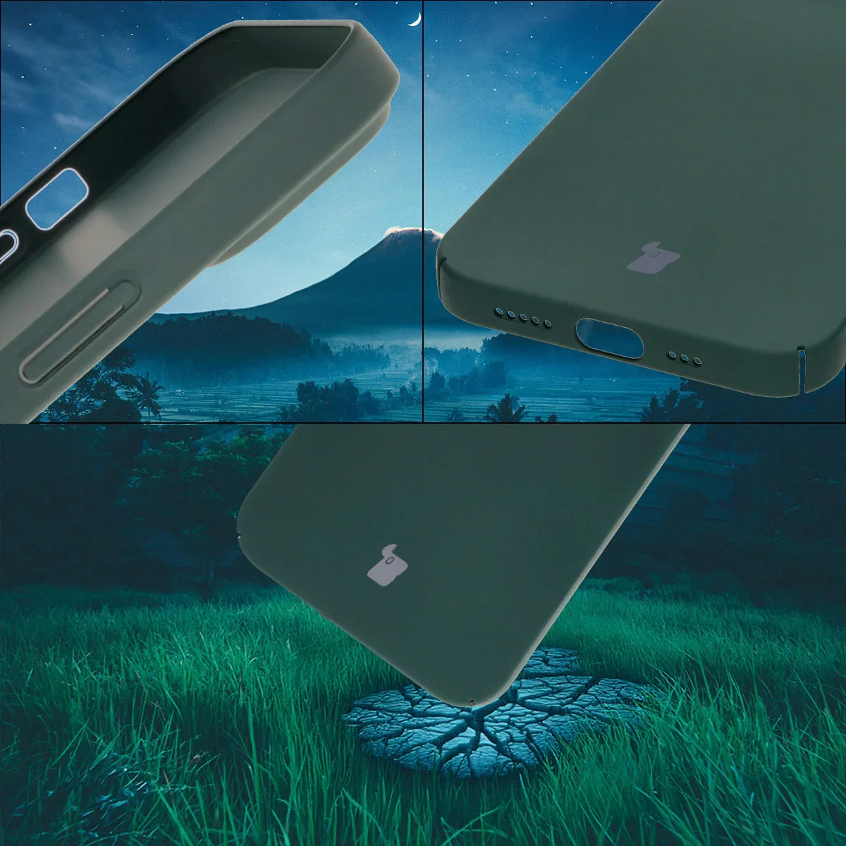 Handyhülle für iPhone 14, Bizon Case Lupka, Grün - Image 5