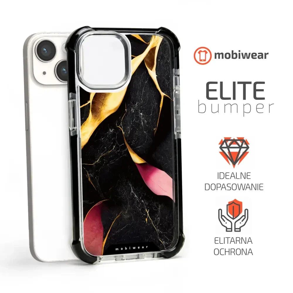 Handyhülle für iPhone 14 mit MagSafe, Mobiwear Elite Bumper, Vergoldetes Erz - Image 7
