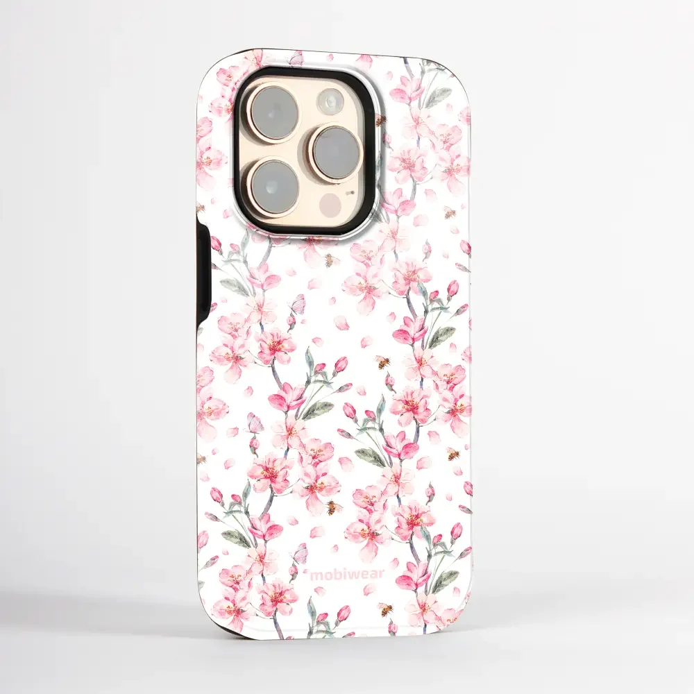 Handyhülle für iPhone 14 Plus, Mobiwear Elite Pro, Japanischer Blumenstrauß - Image 2