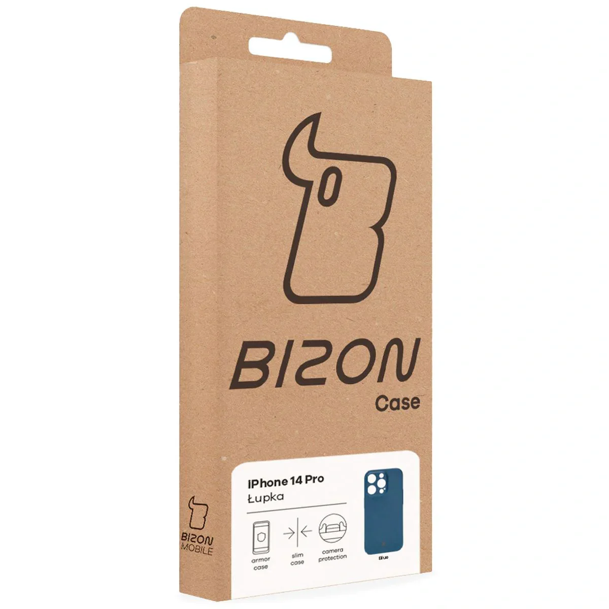 Handyhülle für iPhone 14 Pro, Bizon Case Lupka, Blau - Image 6
