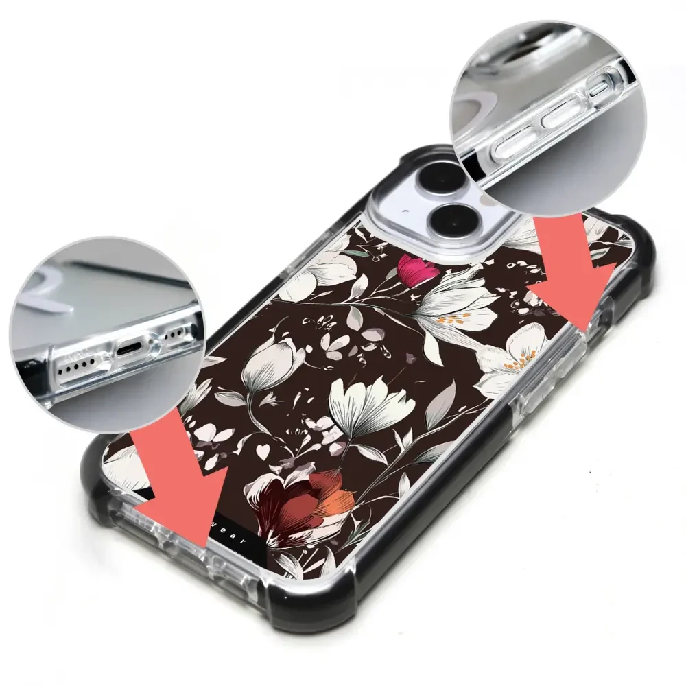 Handyhülle für iPhone 14 Pro mit MagSafe, Mobiwear Elite Bumper, Nachtstrauß - Image 13