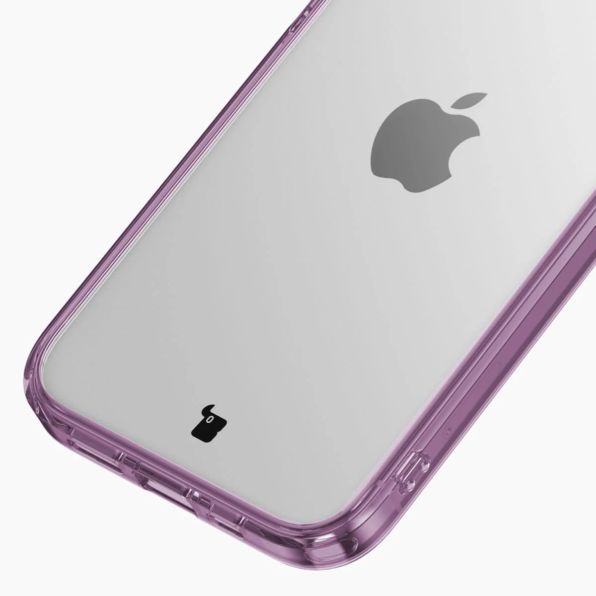 Handyhülle für iPhone 15, Bizon Case Halo, Transparent-Violett - Image 5