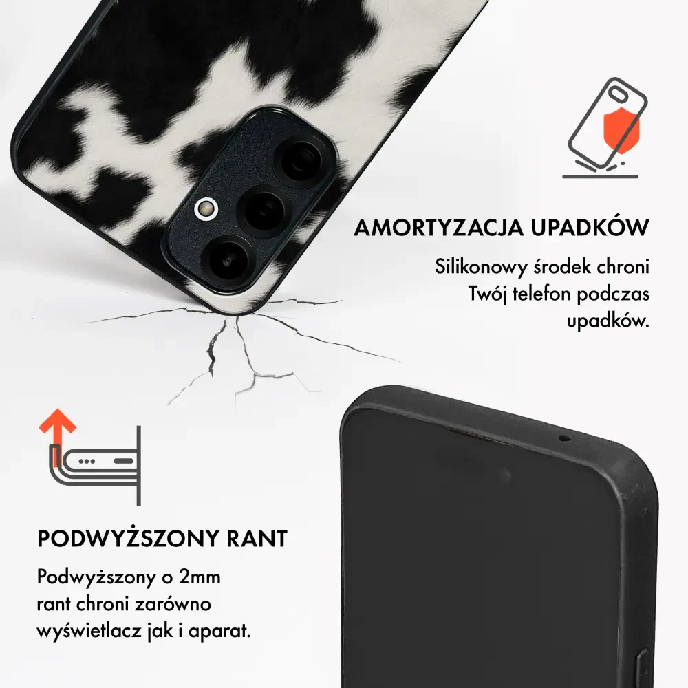 Handyhülle für iPhone 15, Mobiwear Glossy Case, Kuhfell-Optik - Image 3