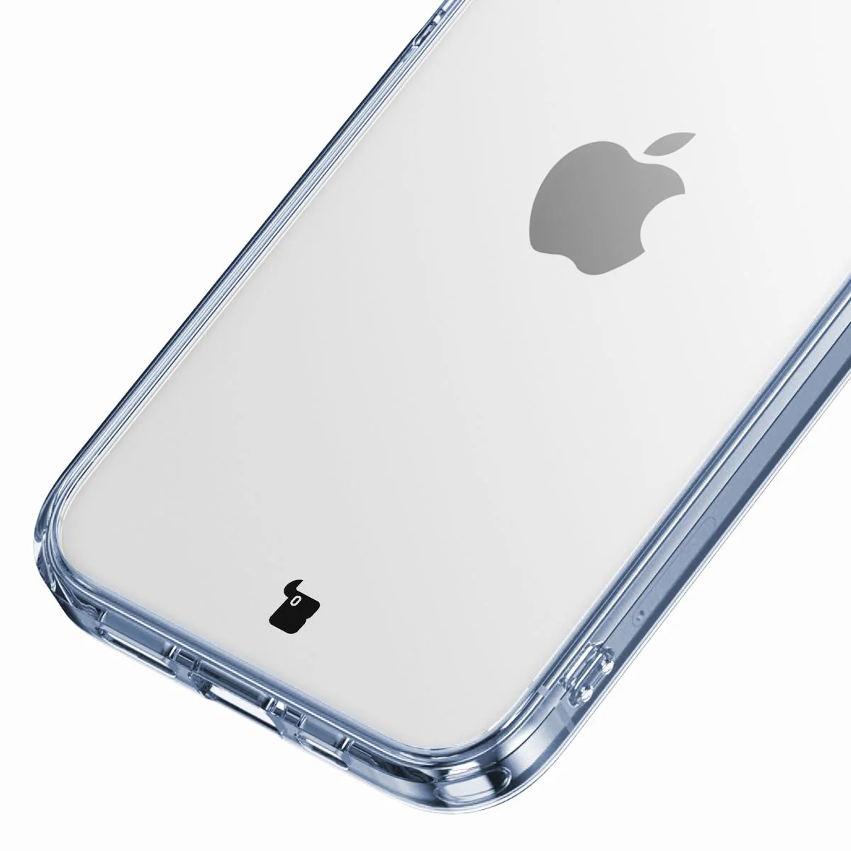 Handyhülle für iPhone 15 Pro, Bizon Case Halo, Transparent-Blau - Image 5