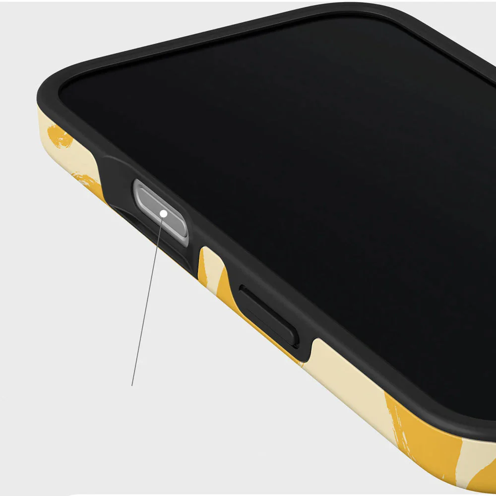Handyhülle für iPhone 16, Burga Lemon Tart Tough Magnetic, Gelb mit Zitronenmuster - Image 5