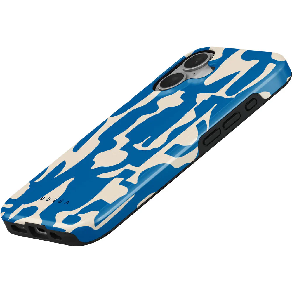 Handyhülle für iPhone 16, Burga Mirage Tough, Beige und Blau - Image 7