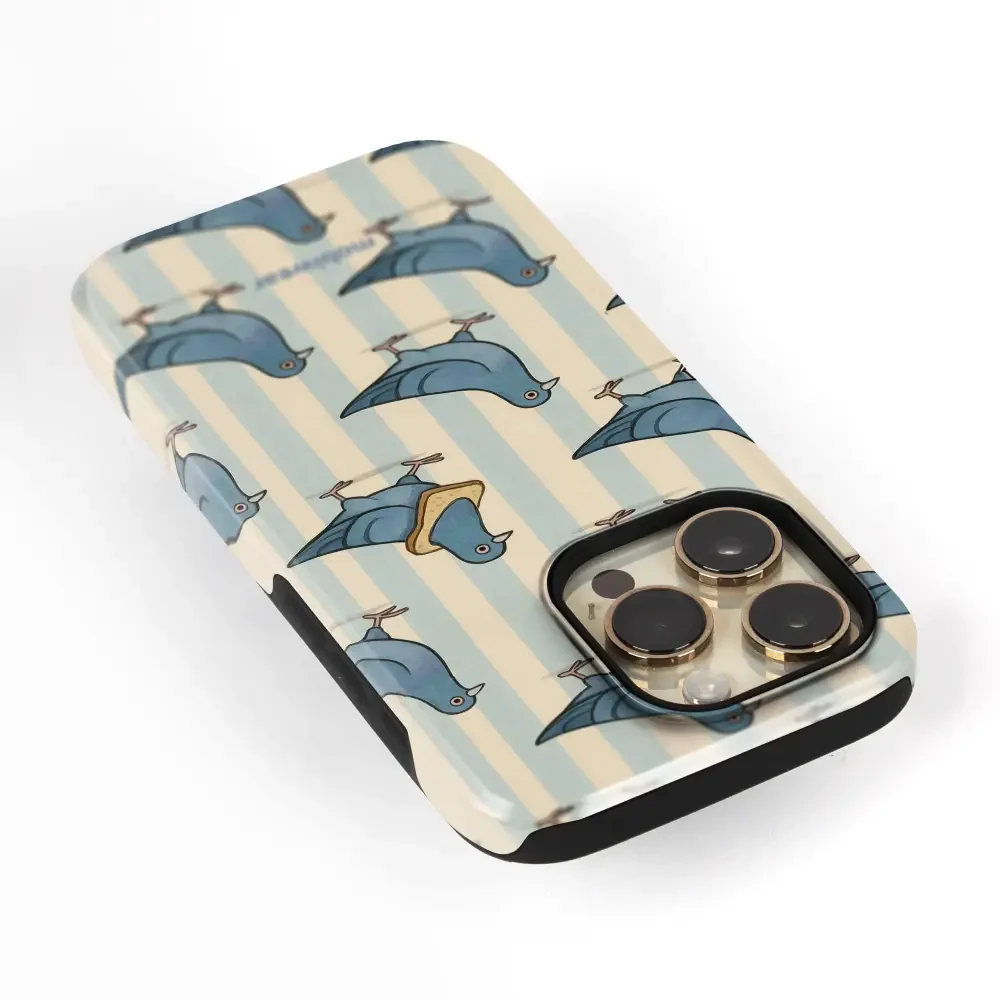 Handyhülle für iPhone 16 Plus, Mobiwear Elite Pro, Blaue Tauben - Image 6