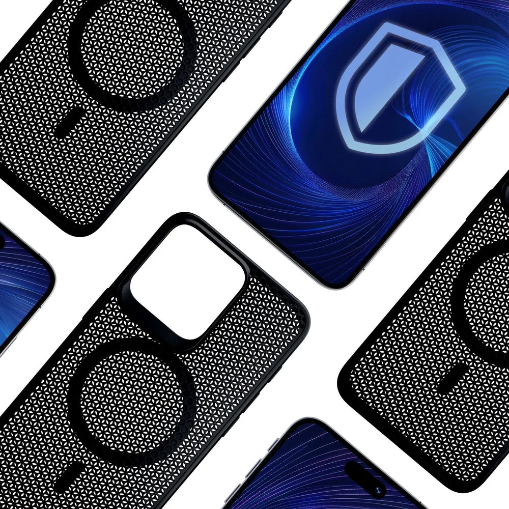 Handyhülle für iPhone 16 Pro, 3mk COOLing MagCase, Schwarz - Image 4