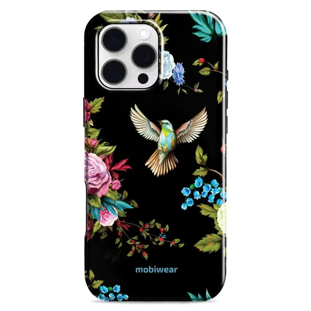 Handyhülle für iPhone 16 Pro Max, Mobiwear Elite Pro, Nachtkolibri