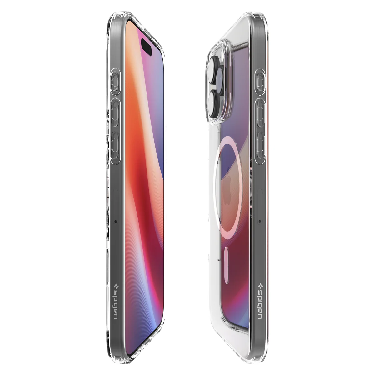 Handyhülle für iPhone 16 Pro Max, Spigen Crystal Flex Mag mit MagSafe, Transparent-Weiß - Image 4