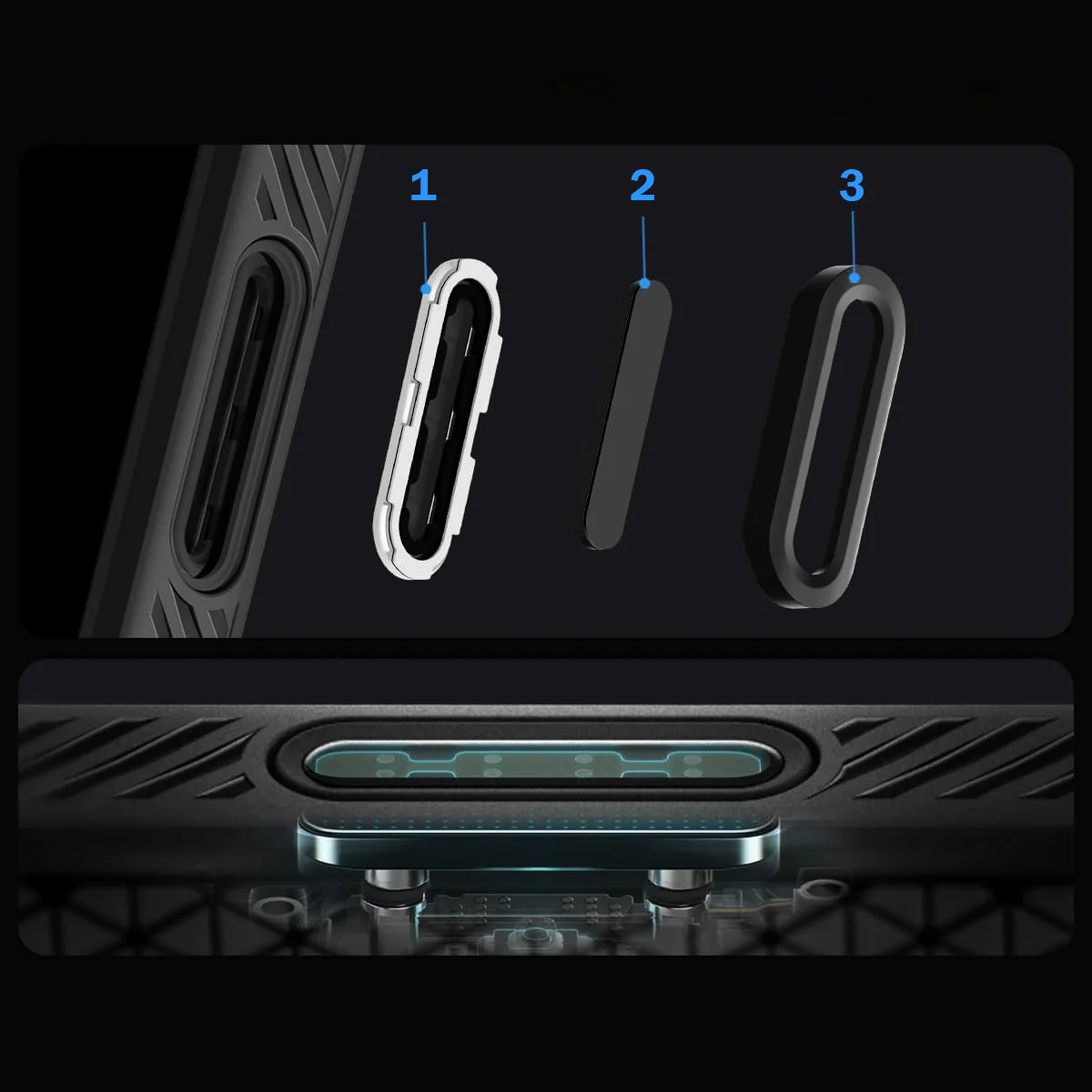 Handyhülle für iPhone 16 Pro Max, Spigen Liquid Air T Mag (CC) mit MagSafe, Schwarz - Image 14