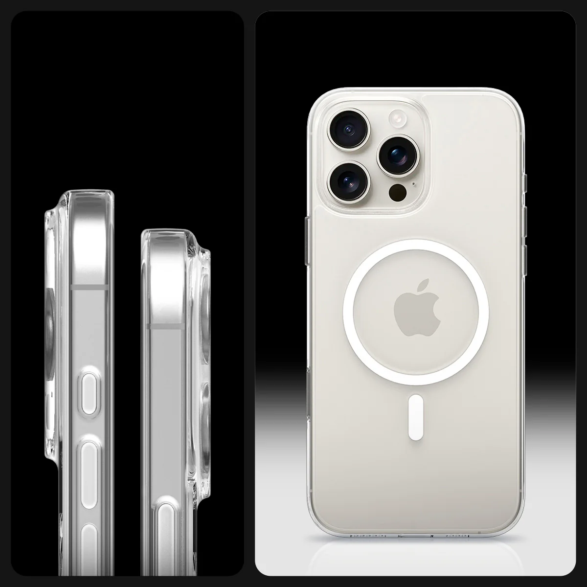 Handyhülle für iPhone 16 Pro Max, Spigen Thin Fit T Mag (CC) mit MagSafe, Transparent-Weiß - Image 10