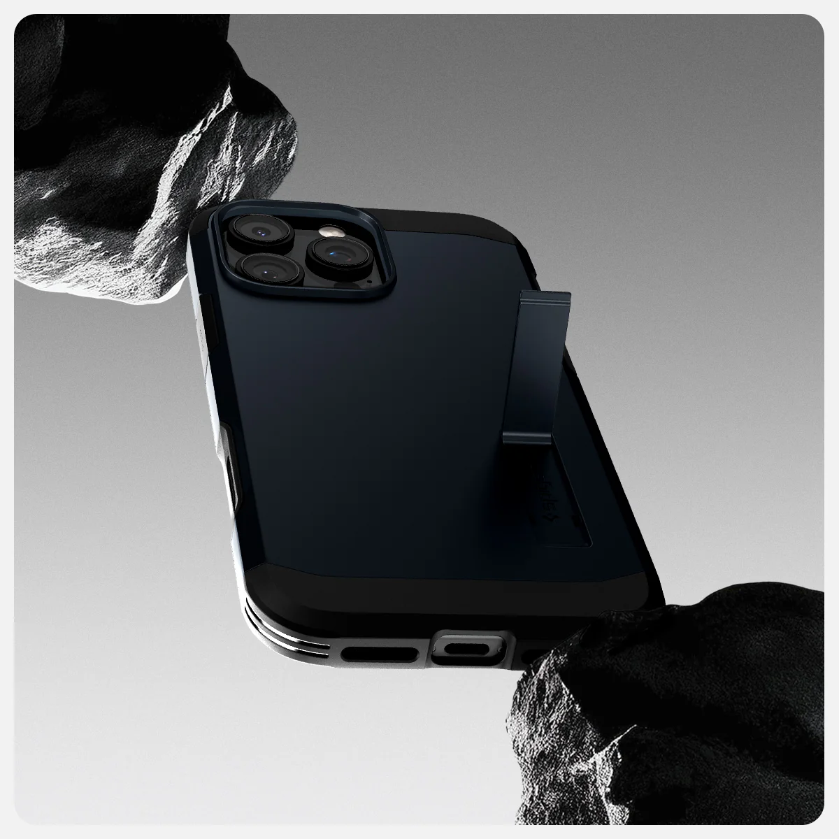 Handyhülle für iPhone 16 Pro Max, Spigen Tough Armor T Mag (CC) mit MagSafe, Dunkelblau - Image 13