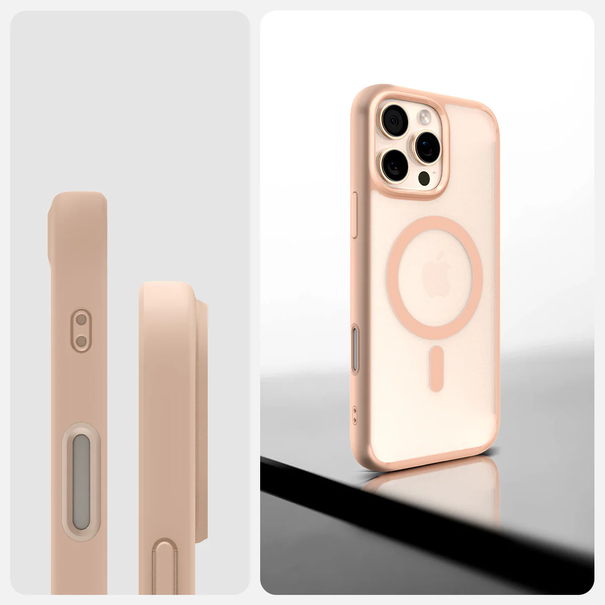 Handyhülle für iPhone 16 Pro Max, Spigen Ultra Hybrid T Mag (CC) mit MagSafe, Durchscheinend-Rosa - Image 10