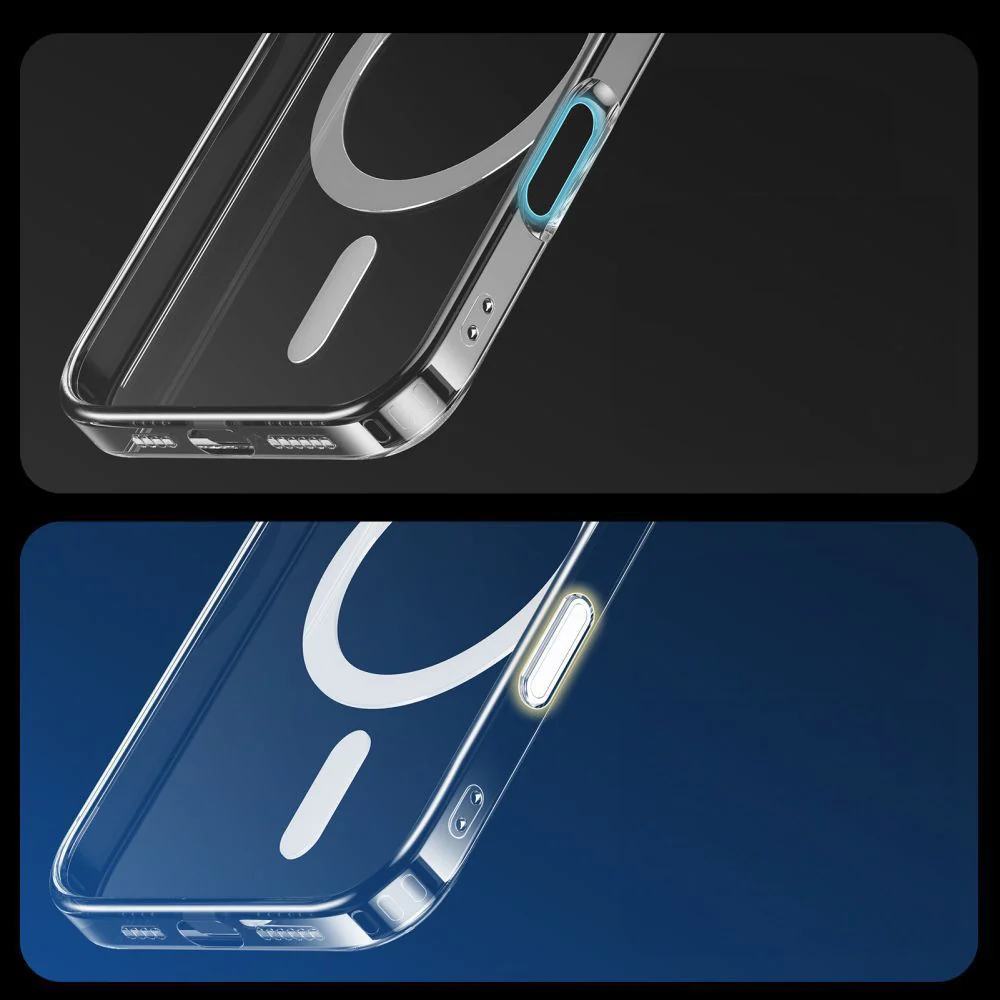Handyhülle für iPhone 16 Pro Max, Tech-Protect Flexair Hybrid CC mit MagSafe, Transparent - Image 4