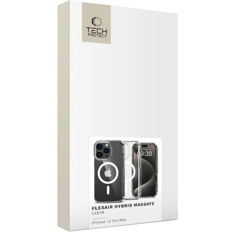 Handyhülle für iPhone 16 Pro Max, Tech-Protect Flexair Hybrid mit MagSafe, Transparent - Image 6