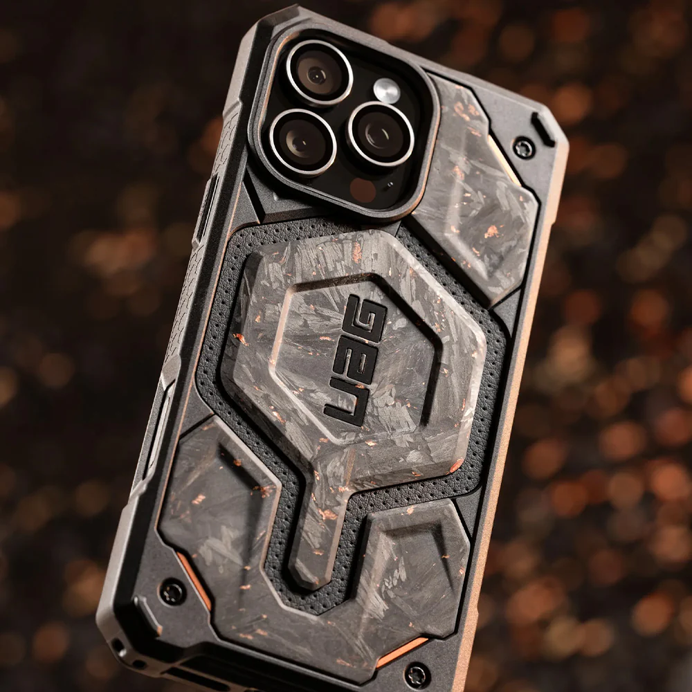 Handyhülle für iPhone 16 Pro Max, Urban Armor Gear Monarch Pro Mag mit MagSafe, Schwarz-Orange - Image 8