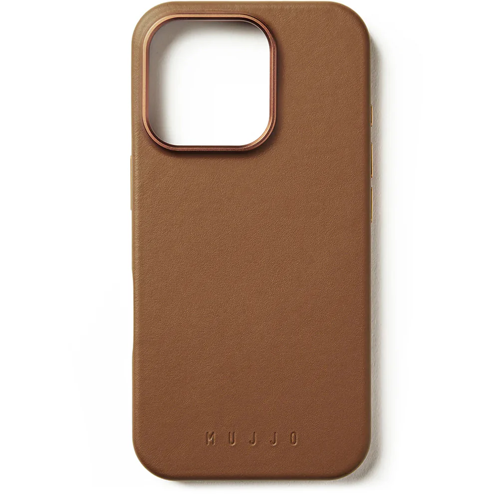 Handyhülle für iPhone 16 Pro, Mujjo Leather Case MagSafe, Braun - Image 6