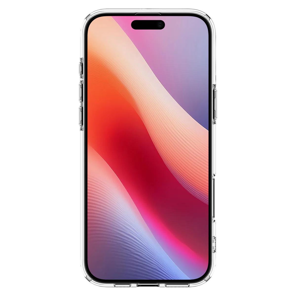 Handyhülle für iPhone 16 Pro, Spigen Crystal Hybrid Mag mit MagSafe, Transparent-Weiß - Image 6