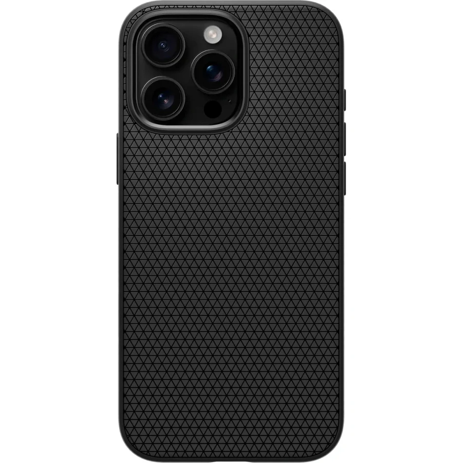 Handyhülle für iPhone 16 Pro, Spigen Liquid Air T Mag (CC) mit MagSafe, Schwarz - Image 19