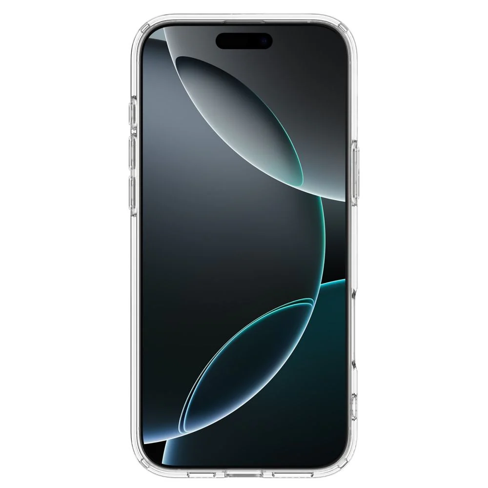 Handyhülle für iPhone 16 Pro, Spigen Ultra Hybrid Mag mit MagSafe, Transparent-Gemustert (Neo One) - Image 6