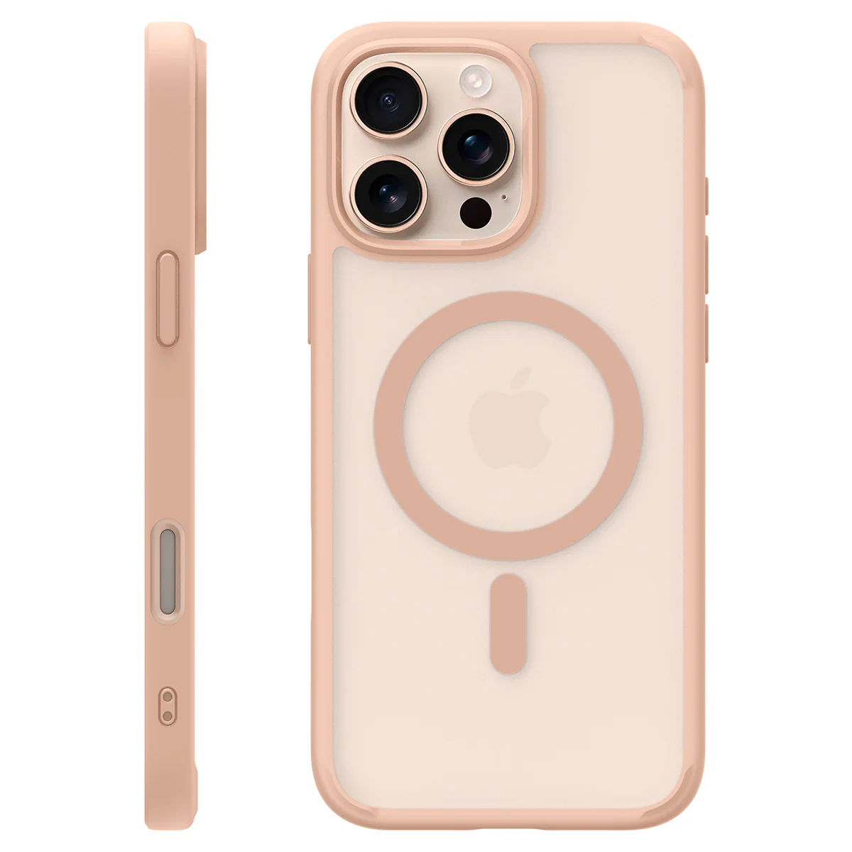 Handyhülle für iPhone 16 Pro, Spigen Ultra Hybrid T Mag (CC) mit MagSafe, Durchscheinend-Rosa - Image 3