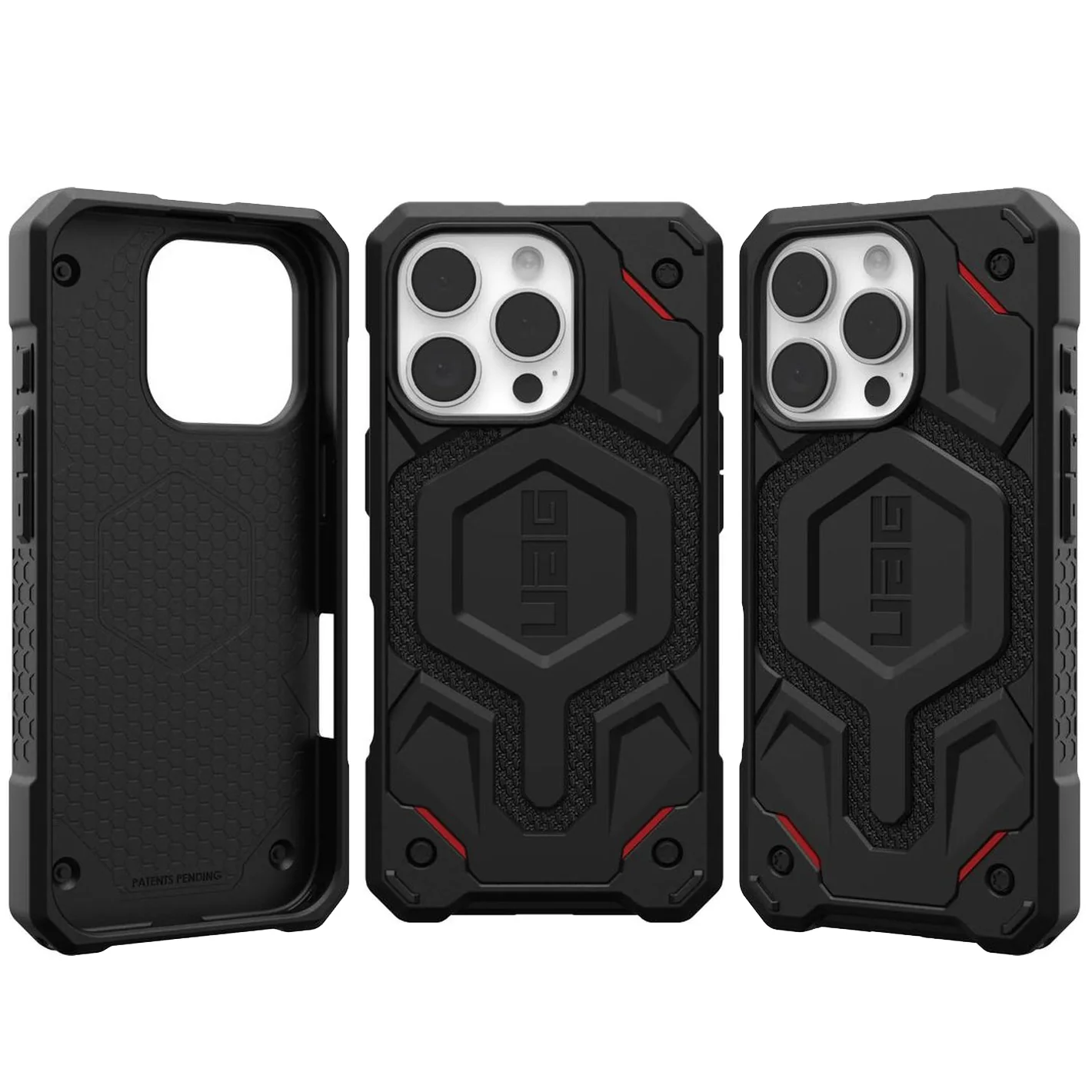Handyhülle für iPhone 16 Pro, Urban Armor Gear Monarch Pro Mag mit MagSafe, Schwarz mit Kevlar - Image 8