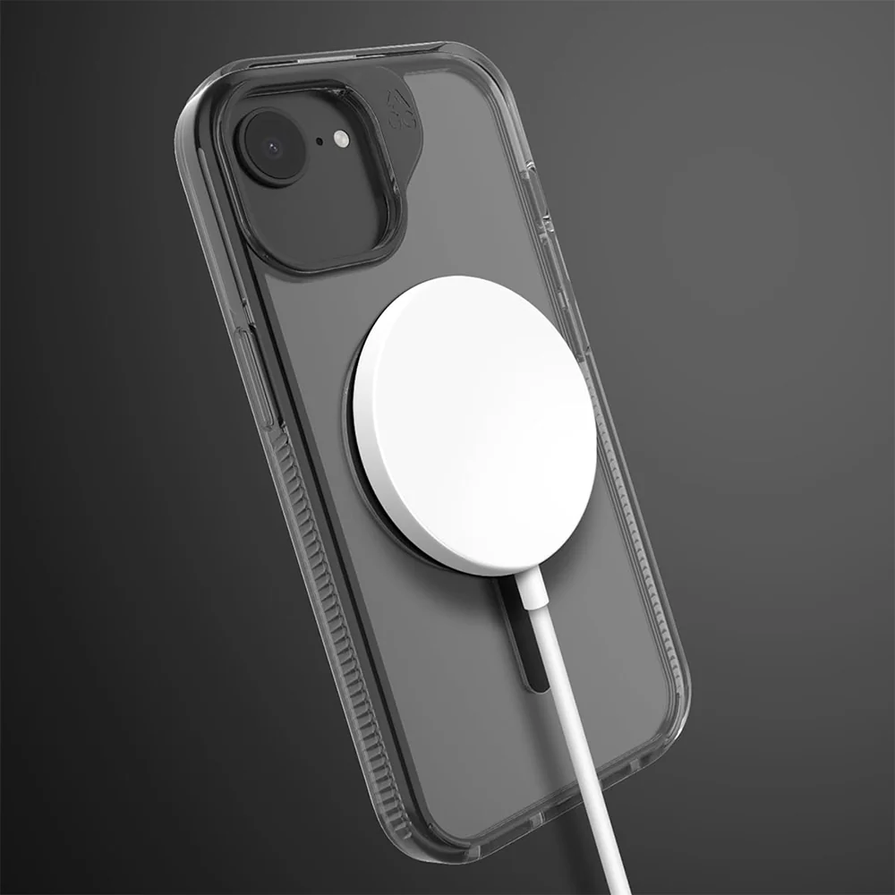 Handyhülle für iPhone 17e / 16e / 15 / 14 / 13, Zagg Santa Cruz Snap mit MagSafe, Transparent-Schwarz - Image 4