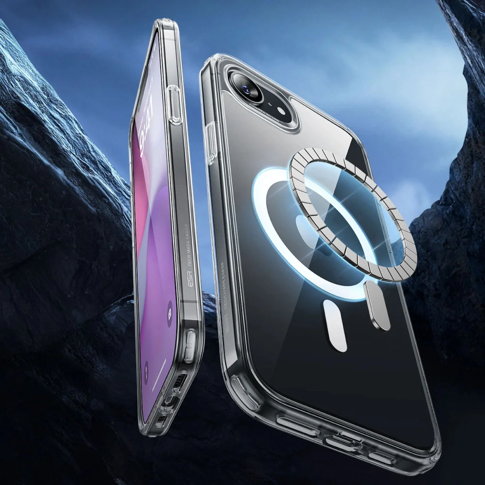 Handyhülle für iPhone 17e / 16e für MagSafe, ESR Classic Hybrid Halolock, Transparentes Weiß - Image 2