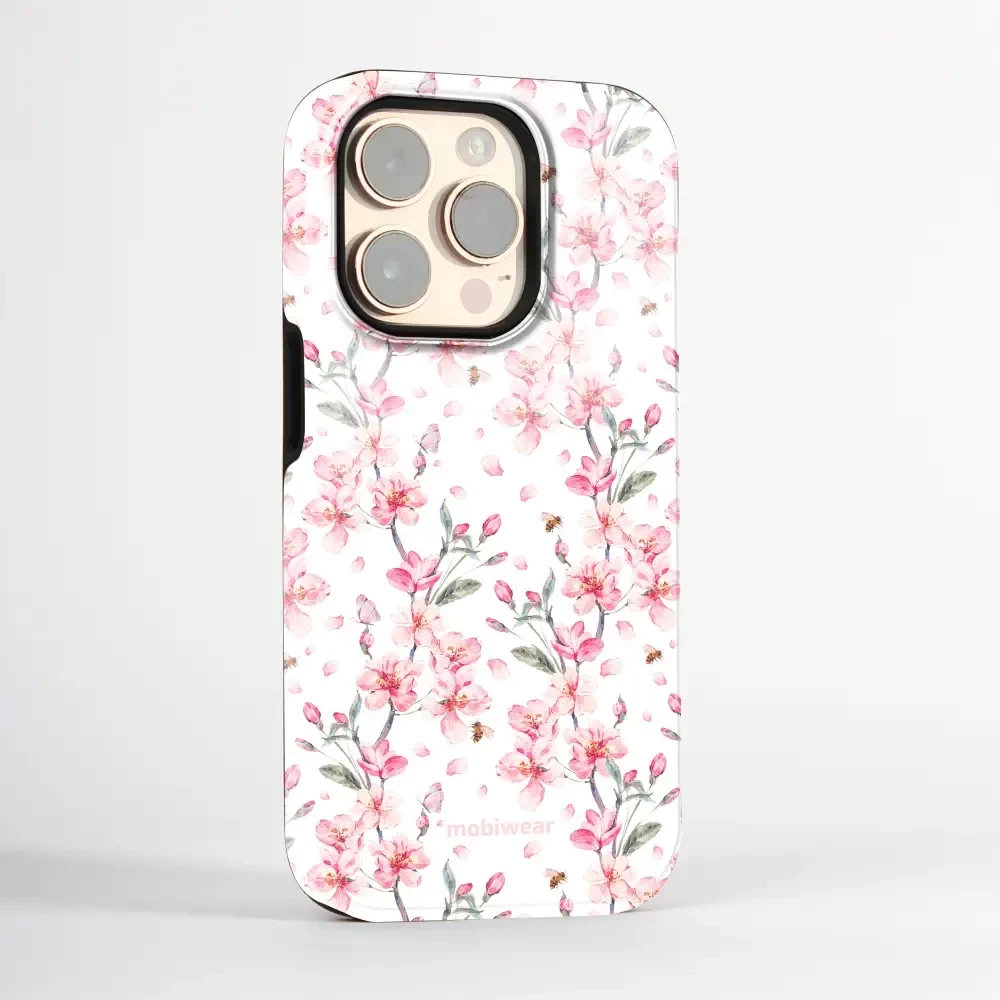Handyhülle für iPhone 17e / 16e, Mobiwear Elite Pro, Japanischer Blumenstrauß - Image 2