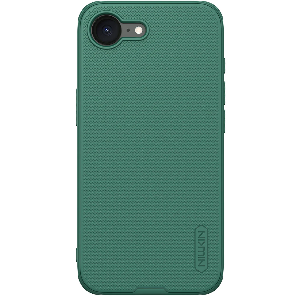 Handyhülle für iPhone 17e / 16e, Nillkin Frosted Shield Pro, Dunkelgrün