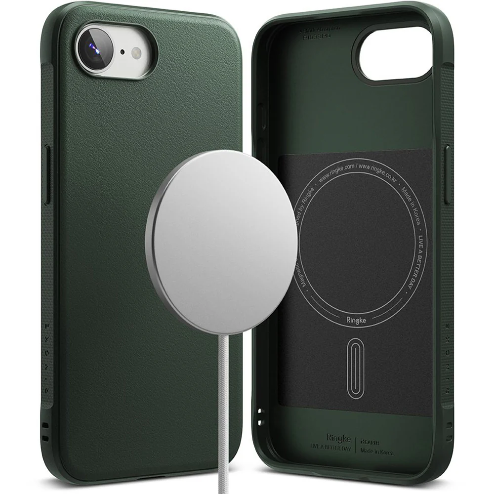 Handyhülle für iPhone 17e / 16e, Ringke Onyx Magnetic, Dunkelgrün - Image 2