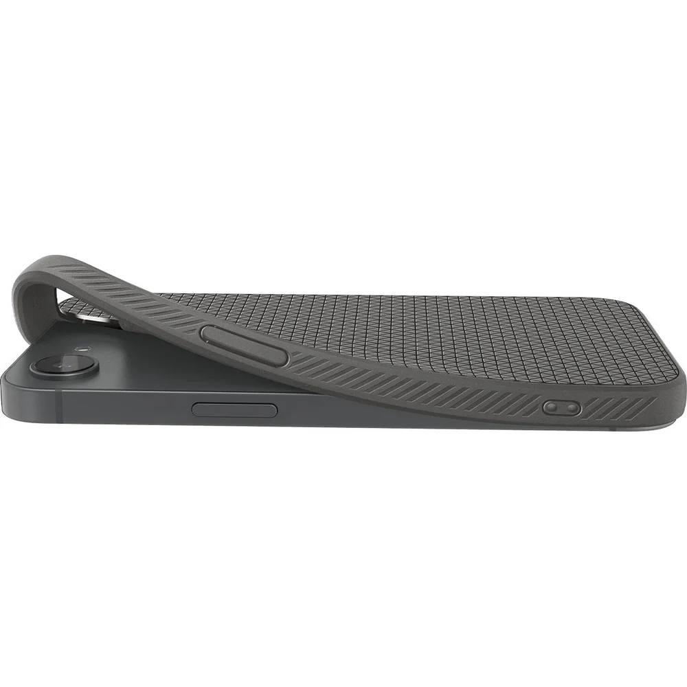 Handyhülle für iPhone 17e / 16e, Spigen Liquid Air, Grau - Image 12