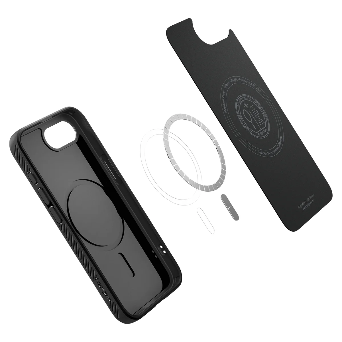 Handyhülle für iPhone 17e / 16e, Spigen Liquid Air Mag mit MagSafe, Schwarz - Image 14