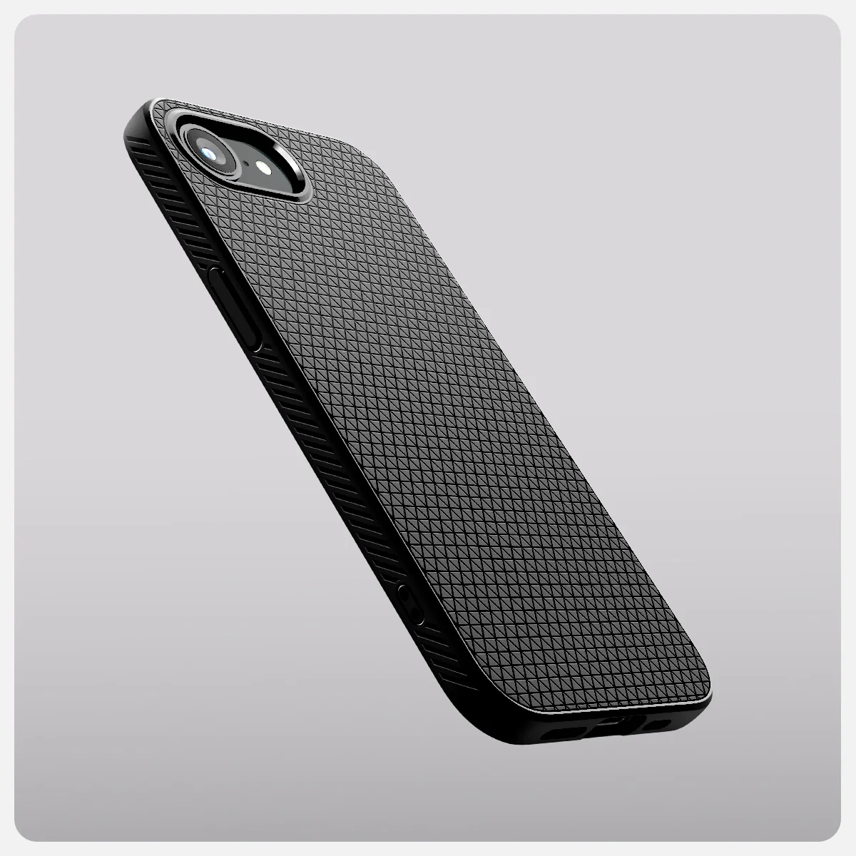Handyhülle für iPhone 17e / 16e, Spigen Liquid Air Mag mit MagSafe, Schwarz - Image 3