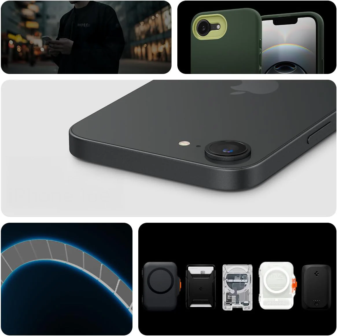 Handyhülle für iPhone 17e / 16e, Spigen Nano Pop Mag mit MagSafe, Grün - Image 12