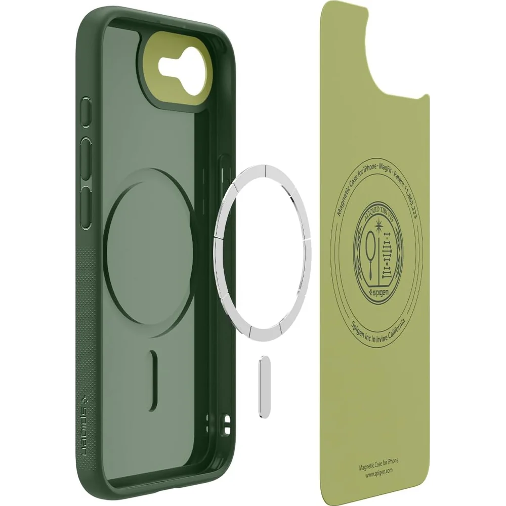 Handyhülle für iPhone 17e / 16e, Spigen Nano Pop Mag mit MagSafe, Grün - Image 3