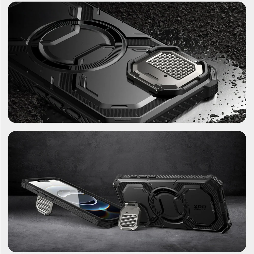 Handyhülle für iPhone 17e / 16e, Supcase i-Blason Armorbox Mag SP mit MagSafe, Schwarz - Image 8