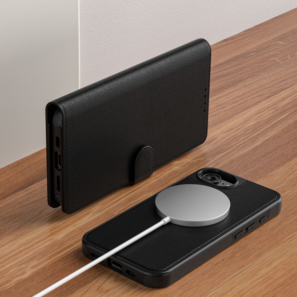 Handyhülle für iPhone 17e / 16e, Tech-Protect Wallet für MagSafe, Schwarz - Image 4