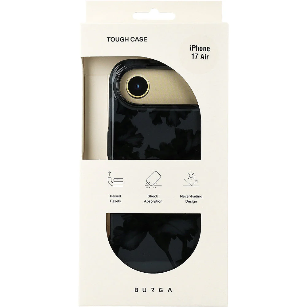 Handyhülle für iPhone Air, Burga Nucturnal Tough Magnetic, Schwarz mit floralem Muster - Image 6